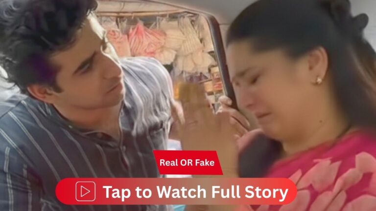 ​A woman crying in a car with a man while a mother watches.